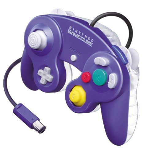「未使用品」ニンテンドーゲームキューブ専用コントローラ バイオレット&amp;クリア(中古品)