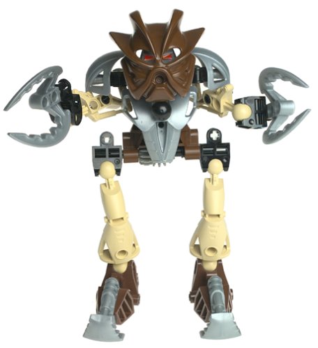 「未使用品」LEGO Bionicle Toa SUPER NUVA Figure #8568 Pohatu Brown(中古品)