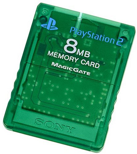 「未使用品」Playstation 2 専用メモリーカード(8MB)エメラルド(中古品)