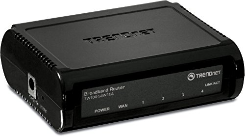 「非常に良い」TRENDnet 4-Portブロードバンドルータ TW100-S4W1CA(中古品)