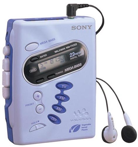 SONY CFウォークマン (ブルー) WM-FX202 LC(品)