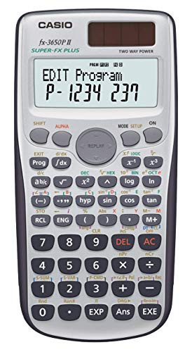 最大の割引 カシオ プログラム関数電卓 124関数 10桁 FX-3650P-N(中古品)の 電卓
