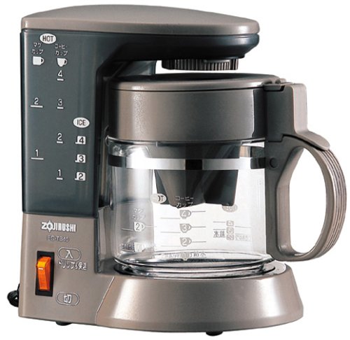 「ほぼ新品」ZOJIRUSHI 珈琲通 コーヒーメーカー カップ約1から4杯 ハーブブラウン (中古品)