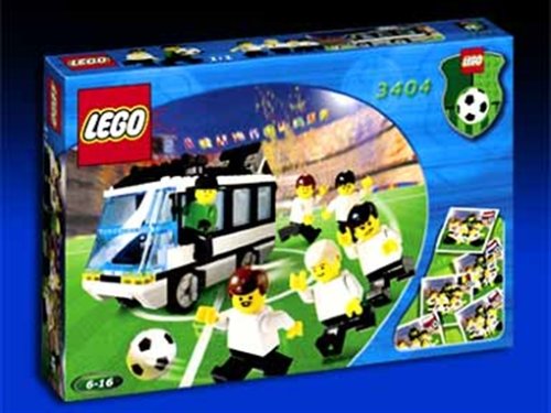 「非常に良い」LEGO/レゴ　#3404　サッカーモデル　ナショナルチーム・バス（黒）(中古品)