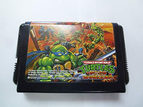 「非常に良い」TMNTリターン オブ ザ シュレッダー （メガドライブ）(中古品)