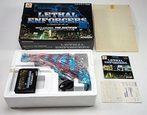 「非常に良い」リーサルエンフォーサーズ 光線銃付 MD （メガドライブ）(中古品)
