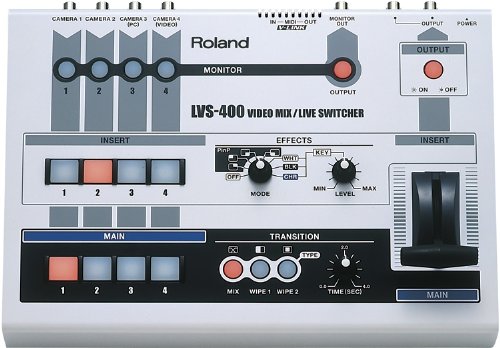 「非常に良い」Roland ローランド 4チャンネルビデオミックスライブスイッチャー LVS-400(中古品)