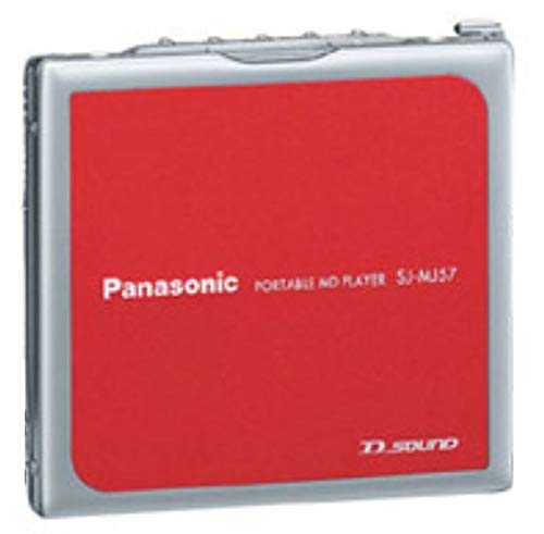 パナソニック ポータブルMDプレーヤー レッド SJ-MJ57-R(中古品)の通販は