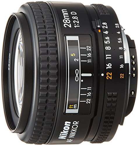 Nikon 単焦点レンズ Ai AF Nikkor 28mm f/2.8D フルサイズ対応(中古品)