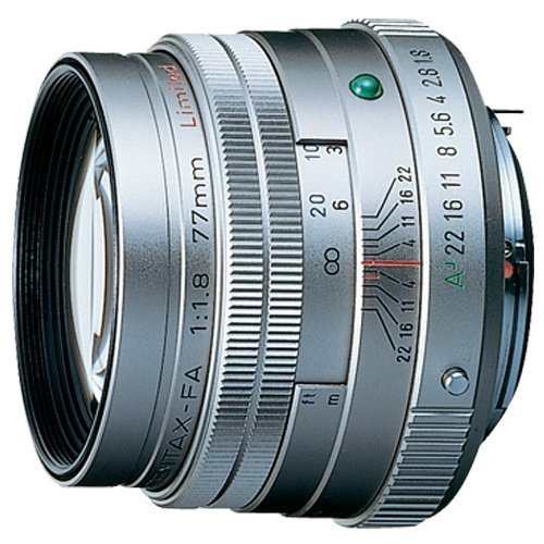 PENTAX リミテッドレンズ 望遠単焦点レンズ FA77mmF1.8 Limited シルバー K(中古品)