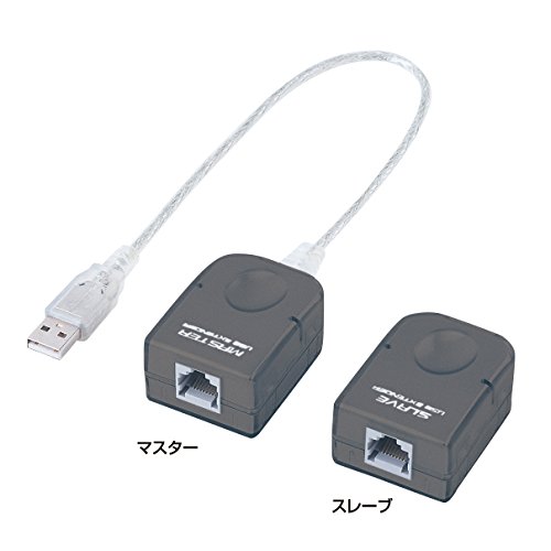 「ほぼ新品」SANWA SUPPLY USB-RP40 USBエクステンダー(中古品)