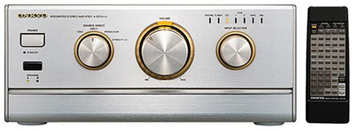 ONKYO INTEC275 プリメインアンプ 85W+85W(4Ω) シルバー A-922MLTD(S)(中古品)