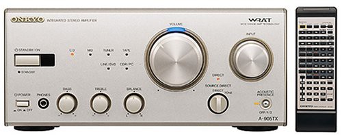 ONKYO INTEC205 プリメインアンプ 29W+29W(4Ω) シルバー A-905TX(S)(中古品)の通販は