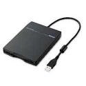 「ほぼ新品」I-O DATA USB-FDX2BK 2倍速 USB外付型 FDドライブ(中古品)