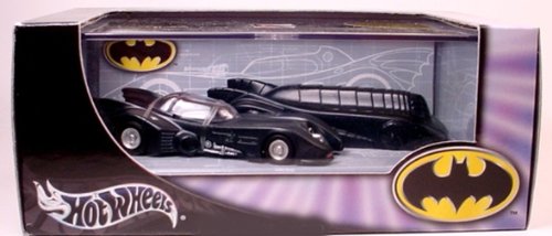 「非常に良い」Hot Wheel 1/64 バットモービル ビハイクルセット MT5991B 完成品(中古品)