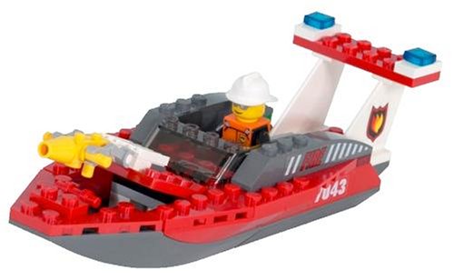 「非常に良い」レゴ (LEGO) ワールドシティ 消防ボート 7043(中古品)