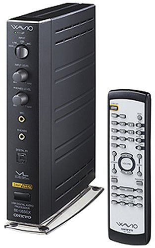 ONKYO WAVIO USBデジタルオーディオプロセッサー SE-U55GX(B) /ブラック(中古品)