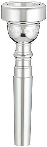 「未使用品」バック トランペット マウスピース 1X 銀メッキ仕上げ(中古品)