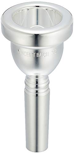 「非常に良い」バック　Bach　トロンボーン　マウスピース　　3G　銀メッキ仕上げ （太管 (中古品)