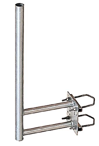 マスプロ電工 サイドベース BS・CSアンテナ50cm以下用 溶融亜鉛メッキ SBM4(中古品)