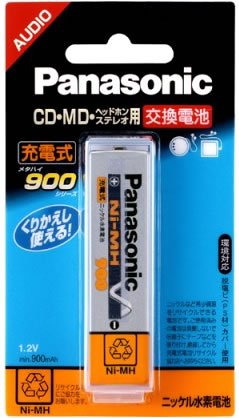 「ほぼ新品」パナソニック 角形ニッケル水素電池 1本入り HHF-AZ09S/1B(中古品)