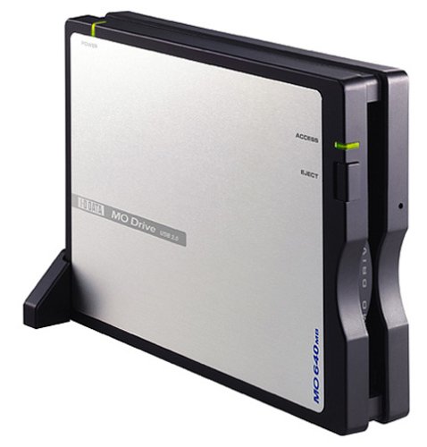 「非常に良い」I-O DATA MOC2-U640R USB2.0/1.1対応 コンパクトMOドライブ(中古品)