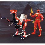 「ほぼ新品」爆竜戦隊アバレンジャー アバレッド&amp;レッドラプタ—セット(中古品)