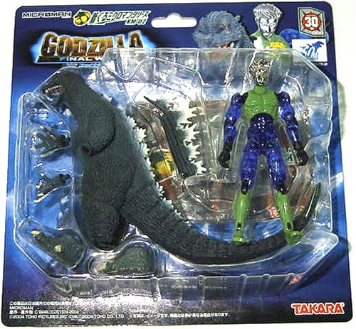 「未使用品」ミクロマン 着ぐるミクロマン「ゴジラ2004」 KM-02(中古品)