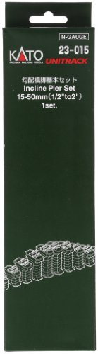 「未使用品」KATO Nゲージ 勾配橋脚 基本セット 23-015 鉄道模型用品(中古品) 6,021円
