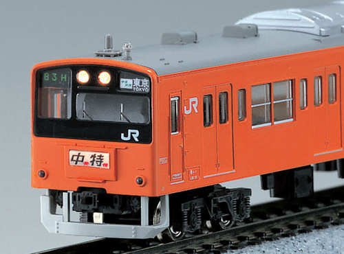 「ほぼ新品」KATO Nゲージ 201系 電話交換機線色 増結 4両仕かける 10-374 鉄道線路ひな型 路面電車(中古品)