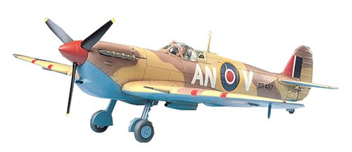 「非常に良い」タミヤ 1/48 傑作機シリーズ スピットファイア Mk.V TROP.(中古品)