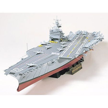 「ほぼ新品」タミヤ 1/350 艦船シリーズ No.7 アメリカ海軍 原子力航空母艦 CVN-65 エン(中古品)