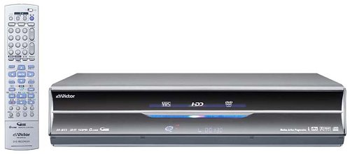 JVCケンウッド ビクター 快録LUPIN VHS/-R/-RW/-RAM/250G HDD内蔵 DVDレコ (中古品)