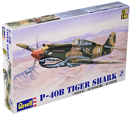 アメリカレベル 1/48 P-40B タイガーシャーク 05209 プラモデル(中古品)