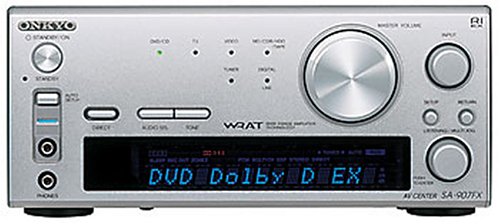 ONKYO INTEC205 AVセンター 35W×3ch シルバー SA-907FX(S)(中古品)