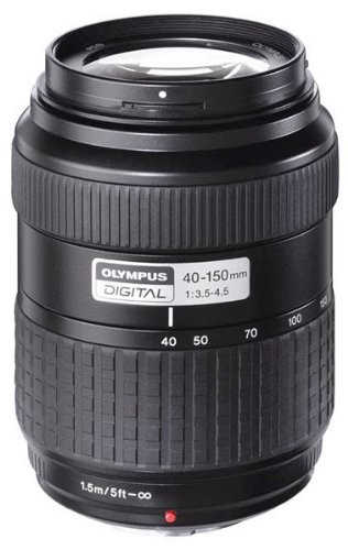 Olympus 40???150?mm F / 3.5???4.5?Zuikoデジタルズームレンズfor e1? e30(中古品)