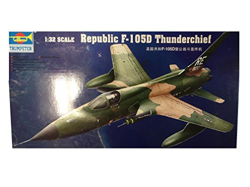 トランペッター 1/32 リパブリック F-105D サンダ-チ-フ プラモデル(中古品)