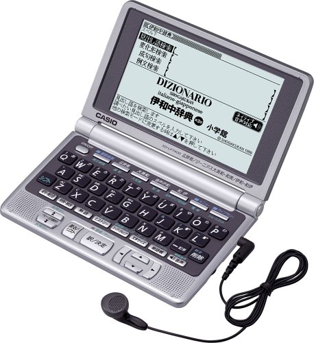 CASIO Ex-word XD-LP7400 (23コンテンツ, 第2外国語モデル, イタリア語, 音(中古品)