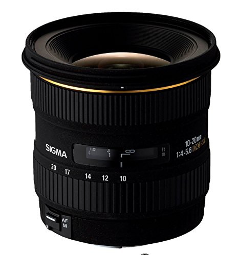 SIGMA 超広角ズームレンズ 10-20mm F4-5.6 EX DC HSM キヤノン用 APS-C専用(中古品)