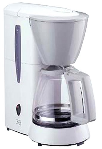「非常に良い」Melitta(メリタ) コーヒーメーカー ホワイト  1~5杯用・1×2のフィルター (中古品)