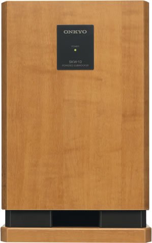 ONKYO サブウーファー アンプ内蔵 40W SKW-10(中古品)