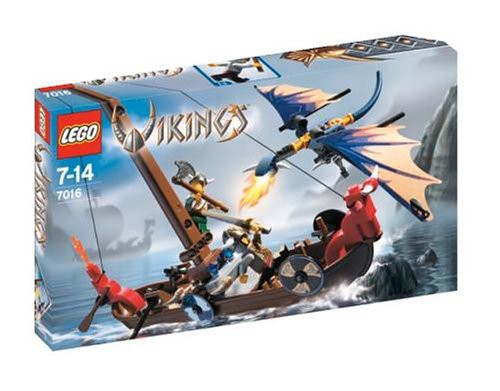 レゴ (LEGO) バイキング バイキングとシーモンスターの戦い 7016(中古