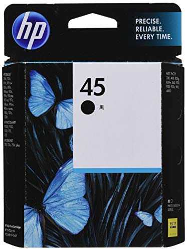 「非常に良い」ヒューレット・パッカード HP 45プリントカートリッジ 黒(中古品)