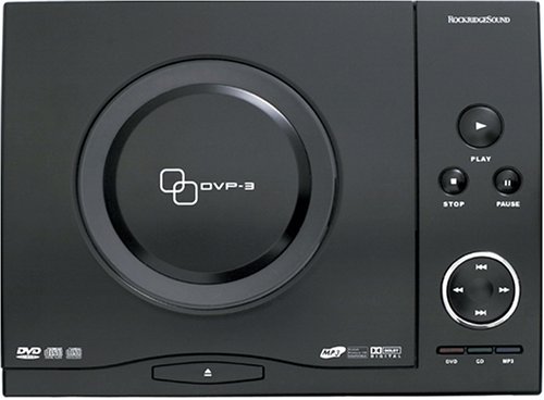 「非常に良い」ROCKRIDGESOUND コンパクトDVDプレーヤー DVP-3(BLACK)(中古品)