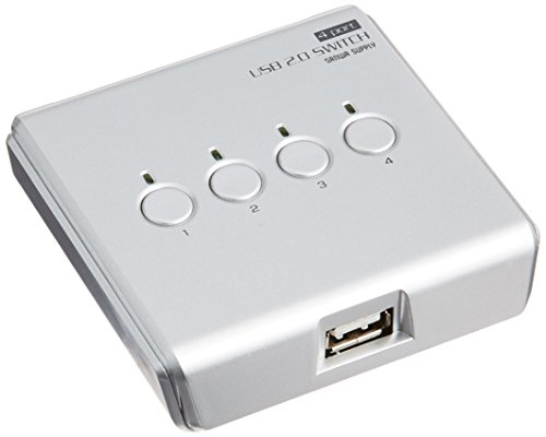 「ほぼ新品」サンワサプライ USB2.0手動切替器(4:1) SW-US24(中古品) 6,235円