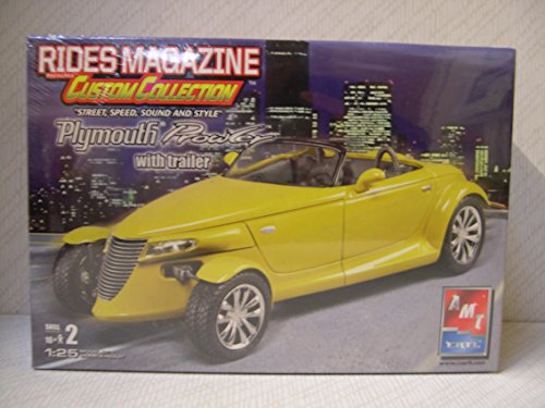 「非常に良い」1/25 Plymouth Prowler with trailer 38255(中古品)
