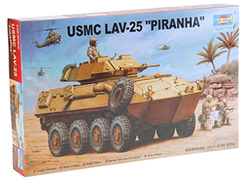 トランペッター 1/35 米海兵隊 LAV-25 ピラニア プラモデル(中古品)