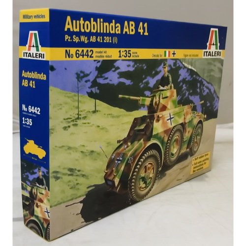 イタレリ 6442 1/35 アウトブリンダ AB41装甲車 (タミヤ・イタレリシリーズ(中古品)