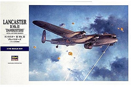 ハセガワ 1/72 飛行機シリーズ　E24 ランカスターＢ　ＭＫ．３ダムバスター(中古品)