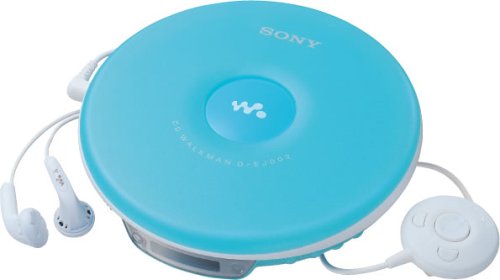 SONY CDウォークマン ブルー D-EJ002 L(中古品)